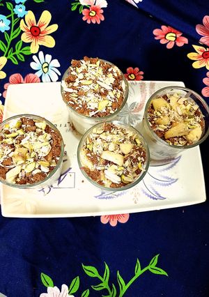 A picture of Fruit Custard 😋😋😋.