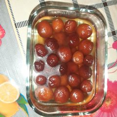 A picture of Angoor(mini) Gulab Jamun.