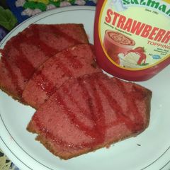 A picture of Strawberry red cake.