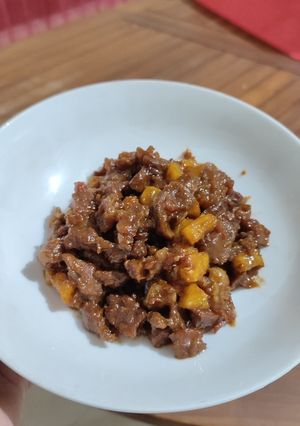 Foto resep Daging Nanas Saus Tiram