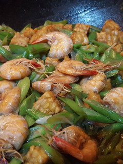 Foto resep Tumis udang buncis
