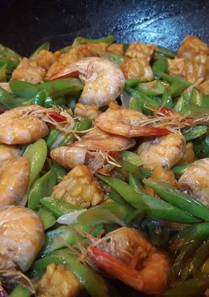 Foto resep Tumis udang buncis