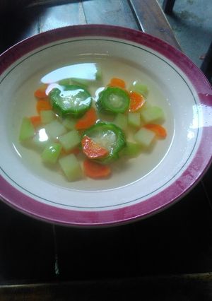 Foto resep Sayur bening oyong