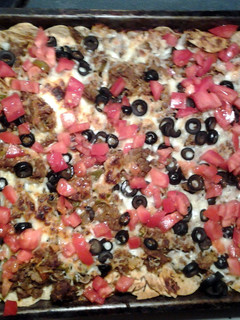 A picture of italian nachos.