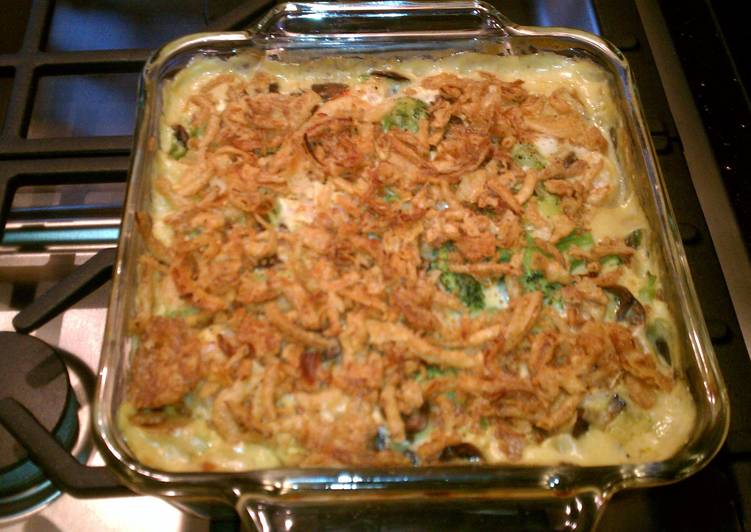 Recipe of Homemade Broccoli mushroom shrimp casserole