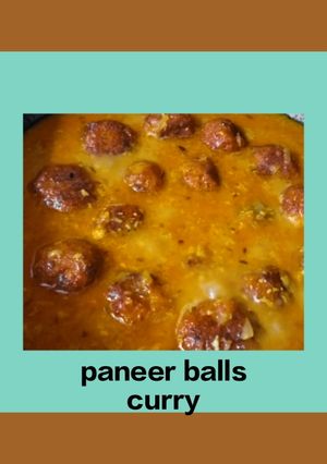 A picture of Paneer Balls Curry.