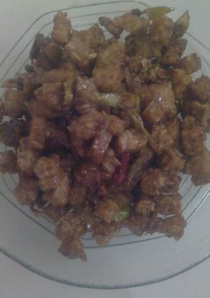Foto resep Orek tempe kering kecap pedas
