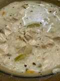 Instant Pot creamy rotisserie chicken and rice soup