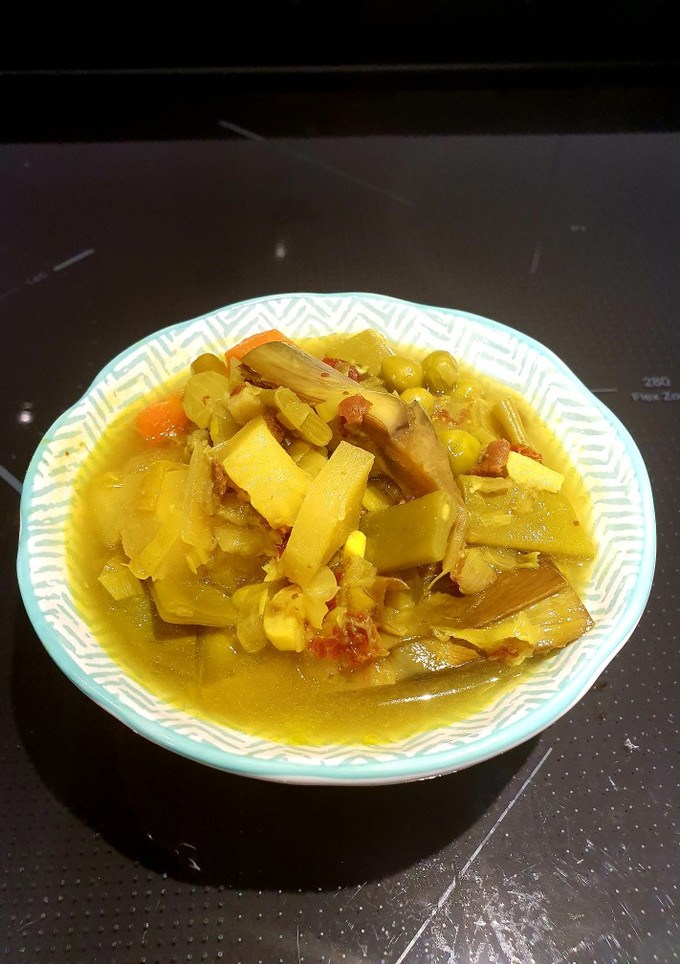 Una foto de Menestra de verduras sana y rica