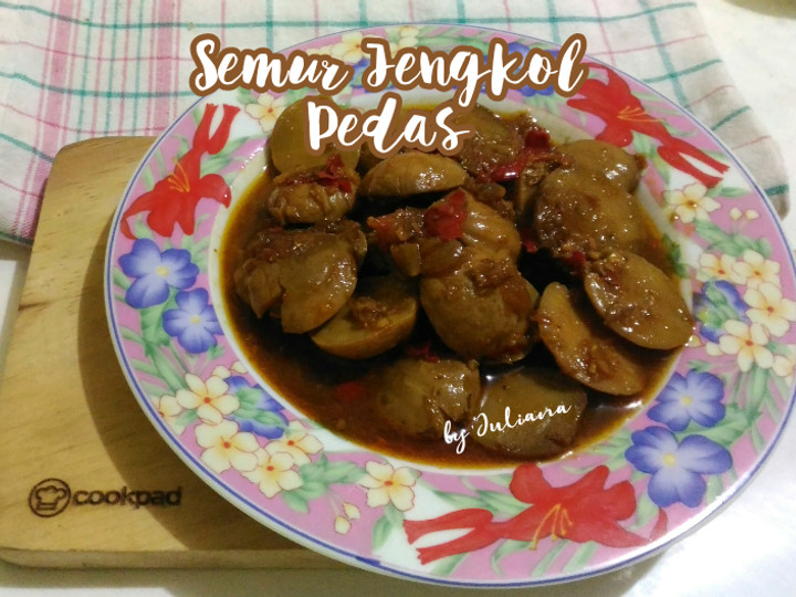Resep 508. Semur Jengkol Pedas Anti Gagal