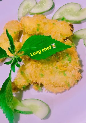 Hình của món Nấm chiên xù.