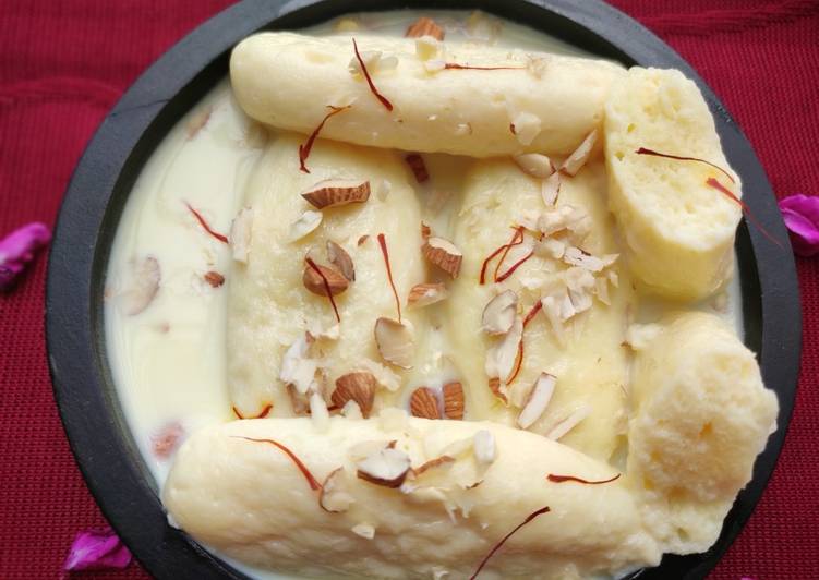 Malai Chomchom Recipe By Gouri Basak Ghosh Cookpad