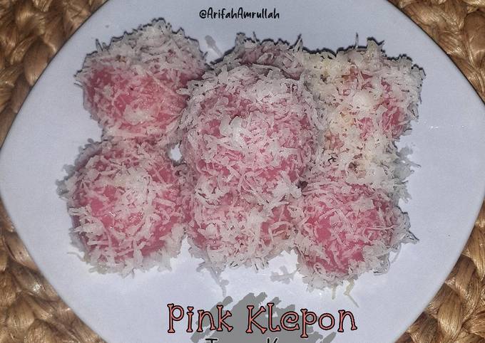 Pink Klepon Tepung Ketan