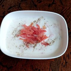 A picture of Carrot raita 🥕🥕.