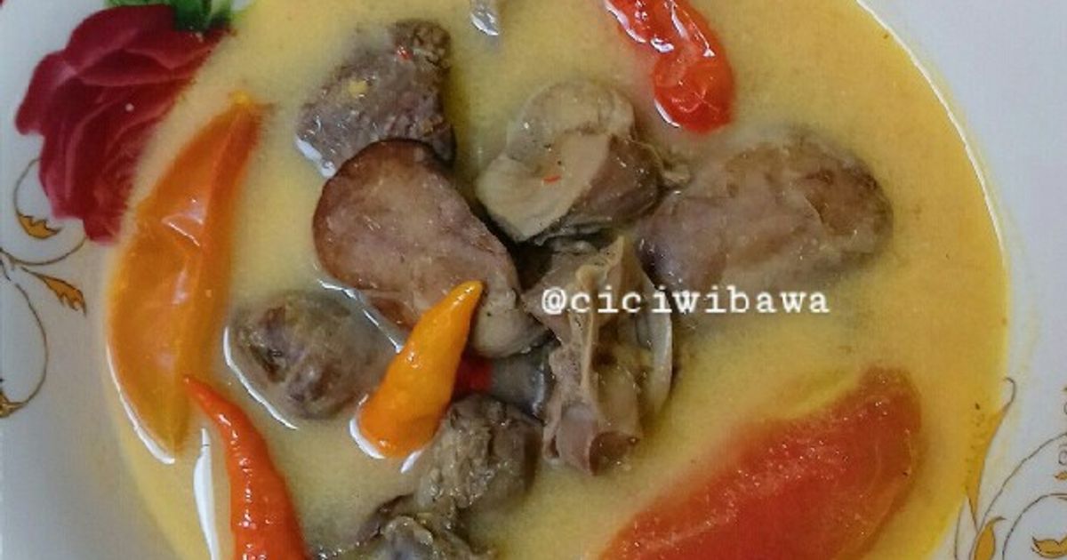 Garang Asem Ati Ampela (Masakan Khas Jawa) Tanpa di Kukus