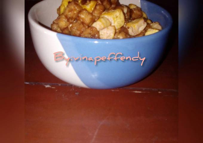 Orek tahu tempe