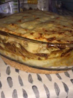 Una foto de Lasaña vegetariana