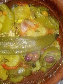 صورة لوصفة طاجين الخضر