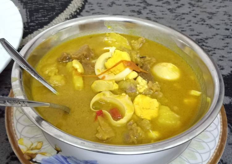 Resep Soto daging kambing yang Menggugah Selera