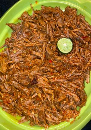 Foto resep Sisit Daging Sapi (daging sapi suwir pedas)