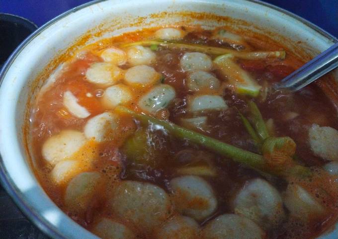 Tom yam seafood ala Arief Zikko