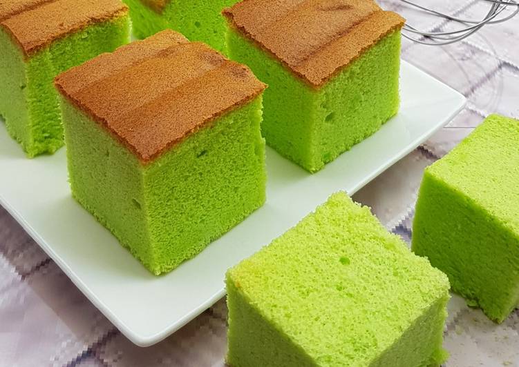Resep: Pandan Ogura Cake sederhana dan enak