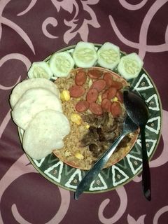Foto resep Nasi Goreng Sosis Daging