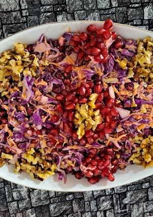 عکسی از دستور سالاد بنفش