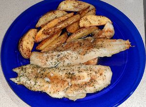 Foto principal de Abadejo al horno con patatas gajo