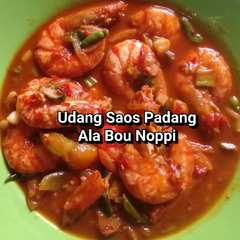 A picture of Udang Saos Padang.