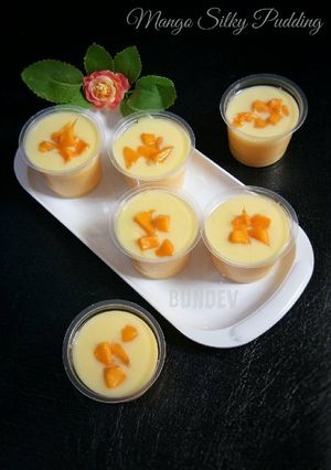 Foto resep Mango Silky Pudding