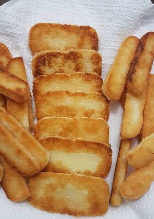 Foto resep Keju goreng.. keto and debm friendly