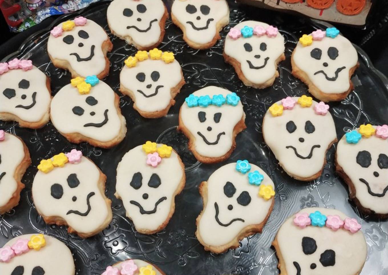 Galletitas calavera Catrina