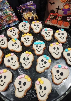 Una foto de Galletitas calavera Catrina