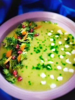 A picture of Broccoli and potato detox soup.