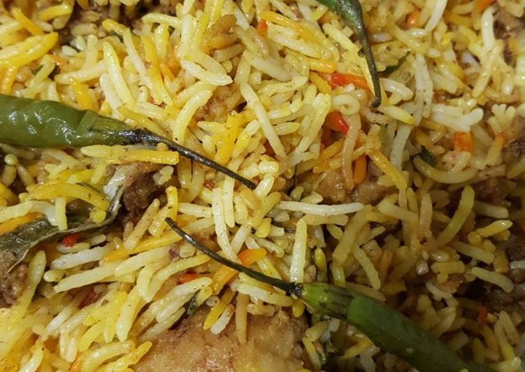 Easiest Way to Make Quick Mutton and potato Biryani