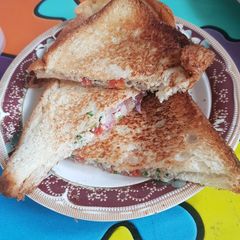 A picture of Scramble egg sandwich#15miniutesorlesscookingcontest.