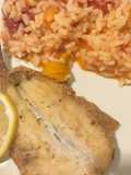 Verdinhos com Arroz de Tomate