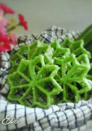 Foto resep Kembang goyang pandan wijen