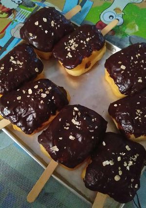 Foto resep Donat bentuk eskrim
