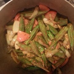 A picture of Masaledar Bhindi.