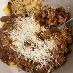 A picture of Bolognese Sauce.