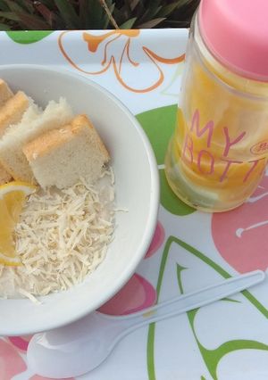 Foto resep Oatmeal sehat dan infused water