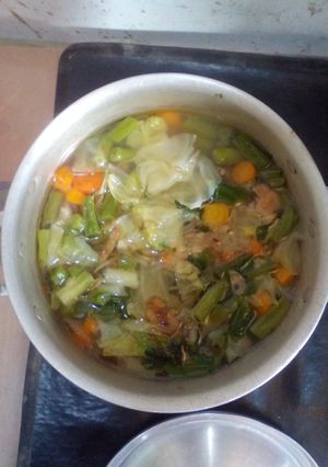 Foto resep Sayur sop ayam simple