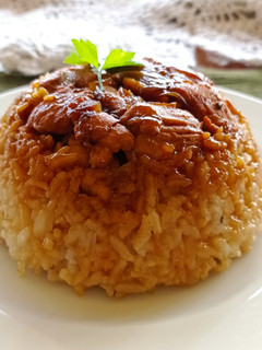 Foto resep Nasi tim ayam