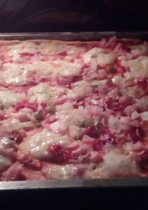 Una foto de Pizza casera fácil