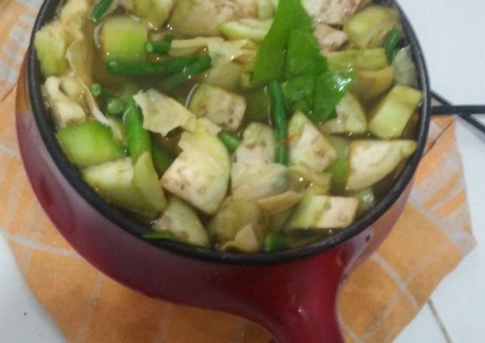 Sayur asem ala anak kos