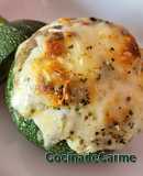 Calabacín relleno gratinado