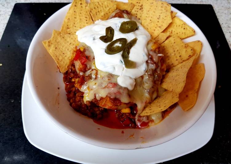 Recipe of Speedy My Mexican Salsa on a jacket Potato. 😚