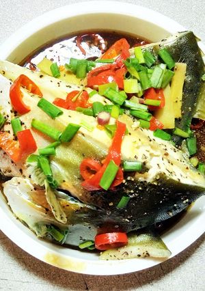 A picture of Chinese-Style Steamed Fish.